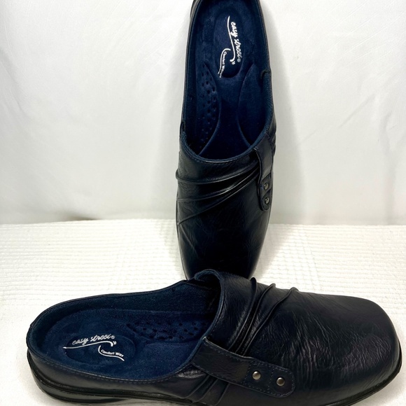 Easy Street Holly Mule, Navy, 11 - Picture 3 of 8